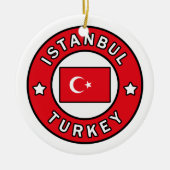 Istanbul Turkije Keramisch Ornament (Voorkant)