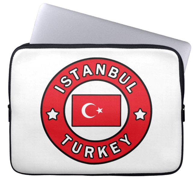 Istanbul Turkije Laptop Sleeve (Voorkant)