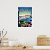 Istanbul, Turkije, panorama uitzicht op de kust Poster (Keuken)