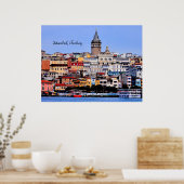 Istanbul, Turkije Poster (Keuken)