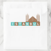 Istanbul, Turkije Rechthoekige Sticker (Tas)