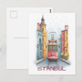 Istanbul Turkije Reizen Briefkaart (Voorkant / Achterkant)