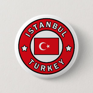 Istanbul Turkije Ronde Button 5,7 Cm
