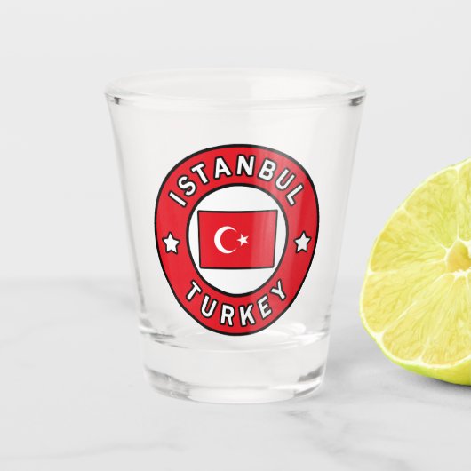 Istanbul Turkije Shot Glas (Voorkant)