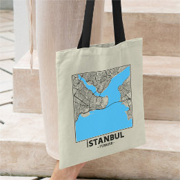 Istanbul, Turkije Stadsplatstas Tote Bag