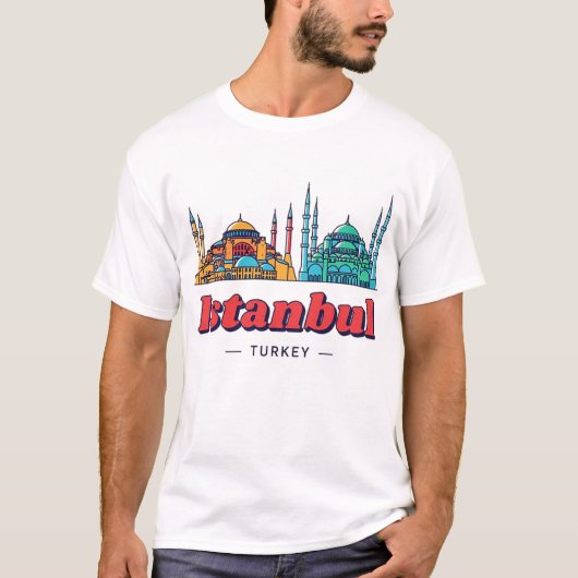 ISTANBUL, TURKIJE T-SHIRT (Voorkant)