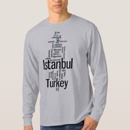 Istanbul Turkije T-shirt (Voorkant)