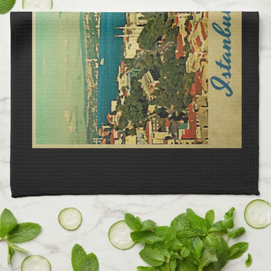 Istanbul Turkije Theedoek (Gevouwen)