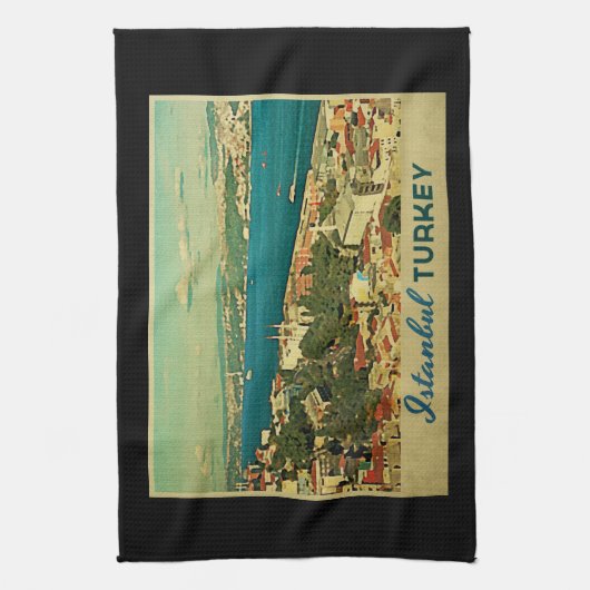 Istanbul Turkije Theedoek (Verticaal)