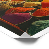 Istanbul Turkije Vintage Travel Illustratie Poster (Hoek)