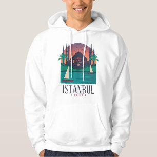 Istanbul Turkije Zeilboot Turkse Souvenir Hoodie