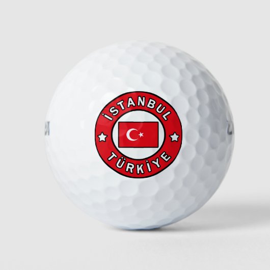 İstanbul Türkiye Golfballen (Voorkant)