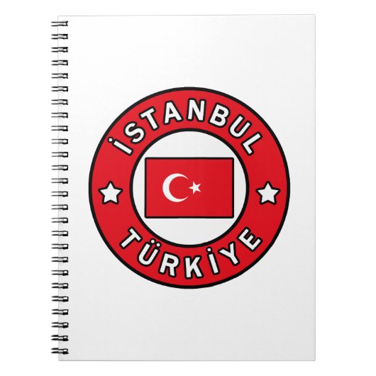 İstanbul Türkiye Notitieboek (Voorkant)