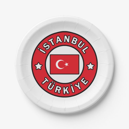 İstanbul Türkiye Papieren Bordje (Voorkant)