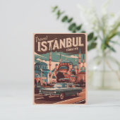 Istanbul turkiye reis herinneringen cadeaus briefkaart (Staand voorkant)