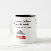 Istanbul Turkiye Souvenir Sultan Mehmet Fatih Quot Tweekleurige Koffiemok (Voorkant links)