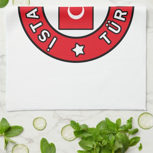 İstanbul Türkiye Theedoek (Gevouwen)