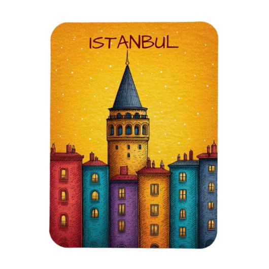 Istanbul Turkiye Travel Magneet (Verticaal)