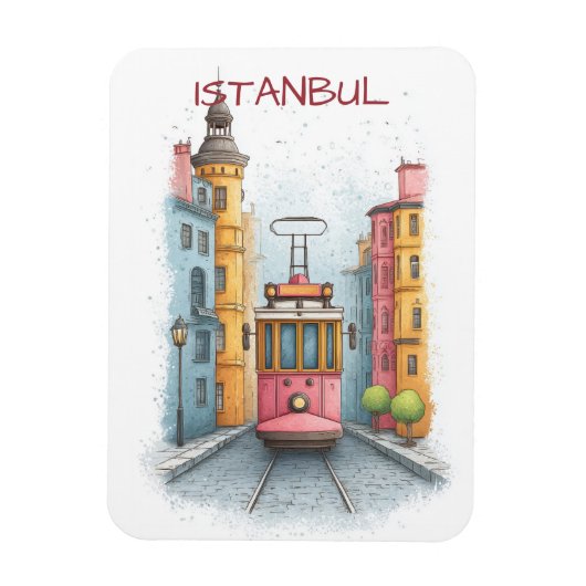Istanbul Turkiye Travel Magneet (Verticaal)