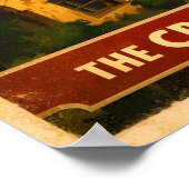 Istanbul Türkiye - Vintage Reisposter Poster (Hoek)