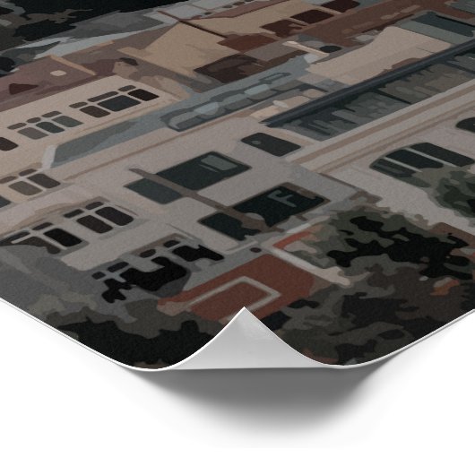 Istanbul, Turks reiswerk Poster (Hoek)