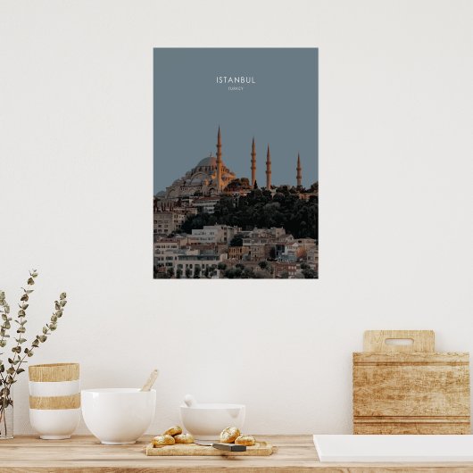 Istanbul, Turks reiswerk Poster (Keuken)