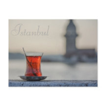 Istanbul - Turkse postkaart voor thee