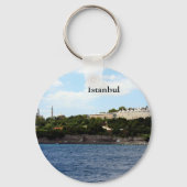 Istanbul Uitzicht- Harbour Sleutelhanger (Voorkant)