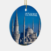 Istanbul Vacation-kerstversiering Keramisch Ornament (Rechts)