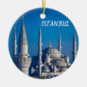 Istanbul Vacation-kerstversiering Keramisch Ornament (Voorkant)
