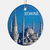 Istanbul Vacation-kerstversiering Keramisch Ornament (Links)