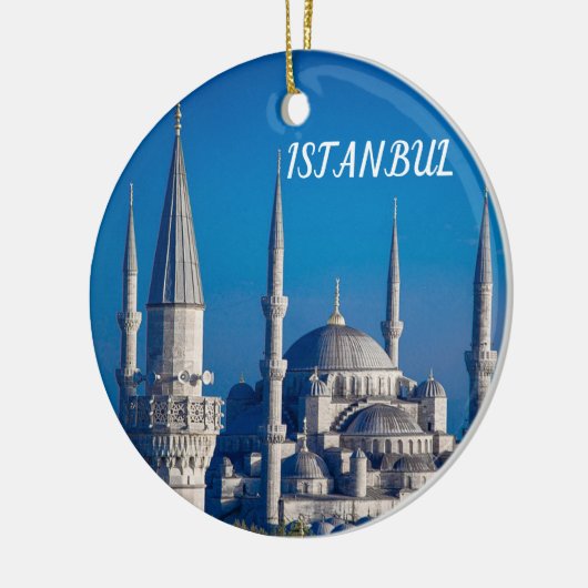Istanbul Vacation-kerstversiering Keramisch Ornament (Links)