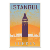 Istanbul vintage poster (Voorkant)