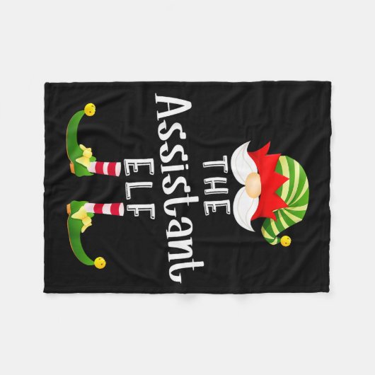 Istant Elf Group Christmas Funny Pajama Party Fleece Deken (Voorkant (Horizontaal))