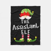 Istant Elf Group Christmas Funny Pajama Party Fleece Deken (Voorkant)