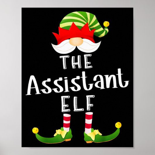 Istant Elf Group Christmas Funny Pajama Party  Poster (Voorkant)