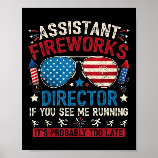 Istant Fireworks Director If You See July 4th Fire Poster (Voorkant)