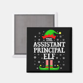 Istant Principal Elf Funny Christmas Family Matchi Magneet (Voorkant / Achterkant)
