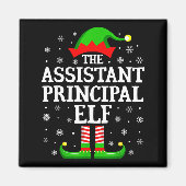 Istant Principal Elf Funny Christmas Family Matchi Magneet (Voorkant)