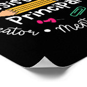 Istant Principal Happy First Day Of School Back To Poster (Hoek)