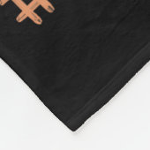Istant Principal We Can Be Different Zwarte Geschi Fleece Deken (Hoek)