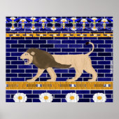 Istar Gate Lion Wall Print (Voorkant)