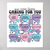 Isted Living Facility Personeel Valentijn Verpleeg Poster (Voorkant)