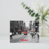Istiklal Street, Istanbul Briefkaart (Staand voorkant)