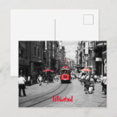 Istiklal Street, Istanbul Briefkaart (Voorkant / Achterkant)