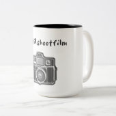 #istillshootfilm + camera-mok tweekleurige koffiemok (Voorkant rechts)