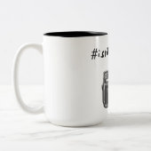 #istillshootfilm + camera-mok tweekleurige koffiemok (Links)