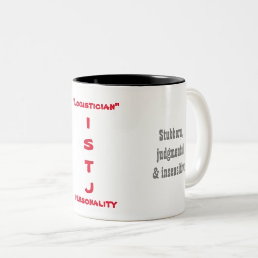 ISTJ Persoonlijke Mok (Voorkant rechts)