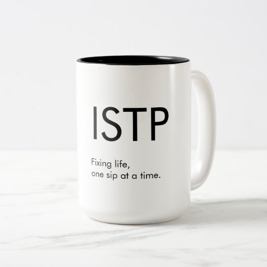 ISTP Fixing life Mok Gift (Voorkant rechts)