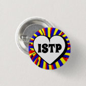 ISTP MBTI 3 Cm Ronde Badge Ronde Button 3,2 Cm (Voorkant /achterkant)